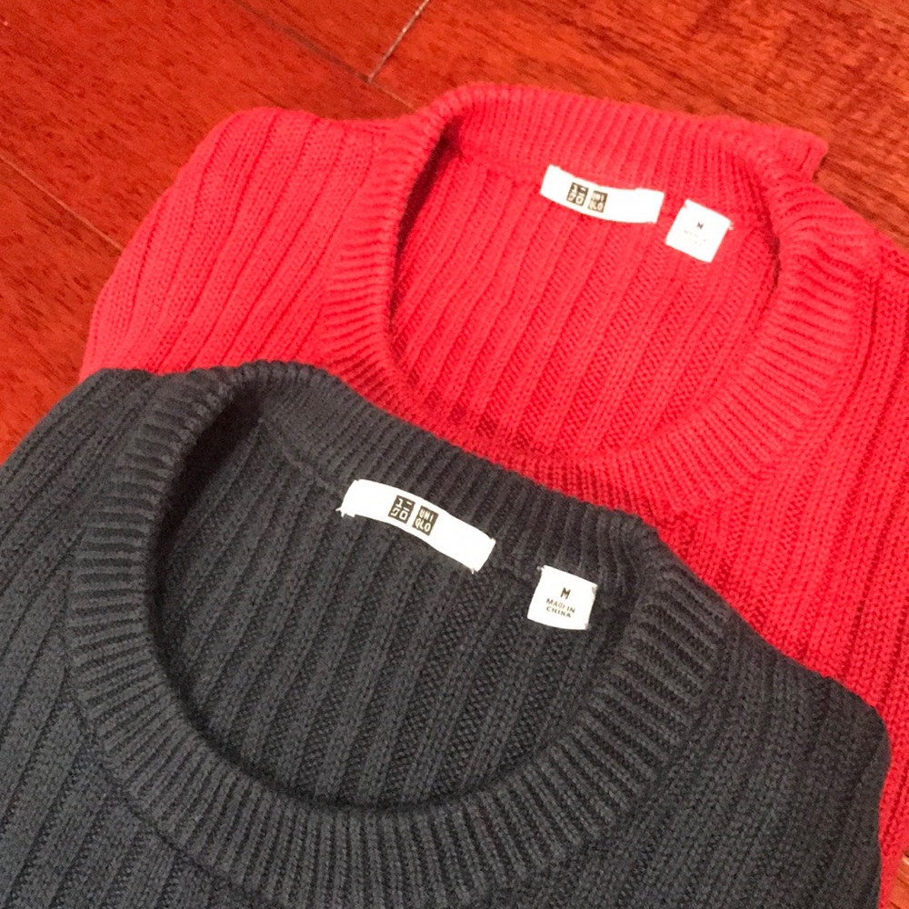 Uniqlo Long Sleeve Sweaters - sz M - BUNDLE